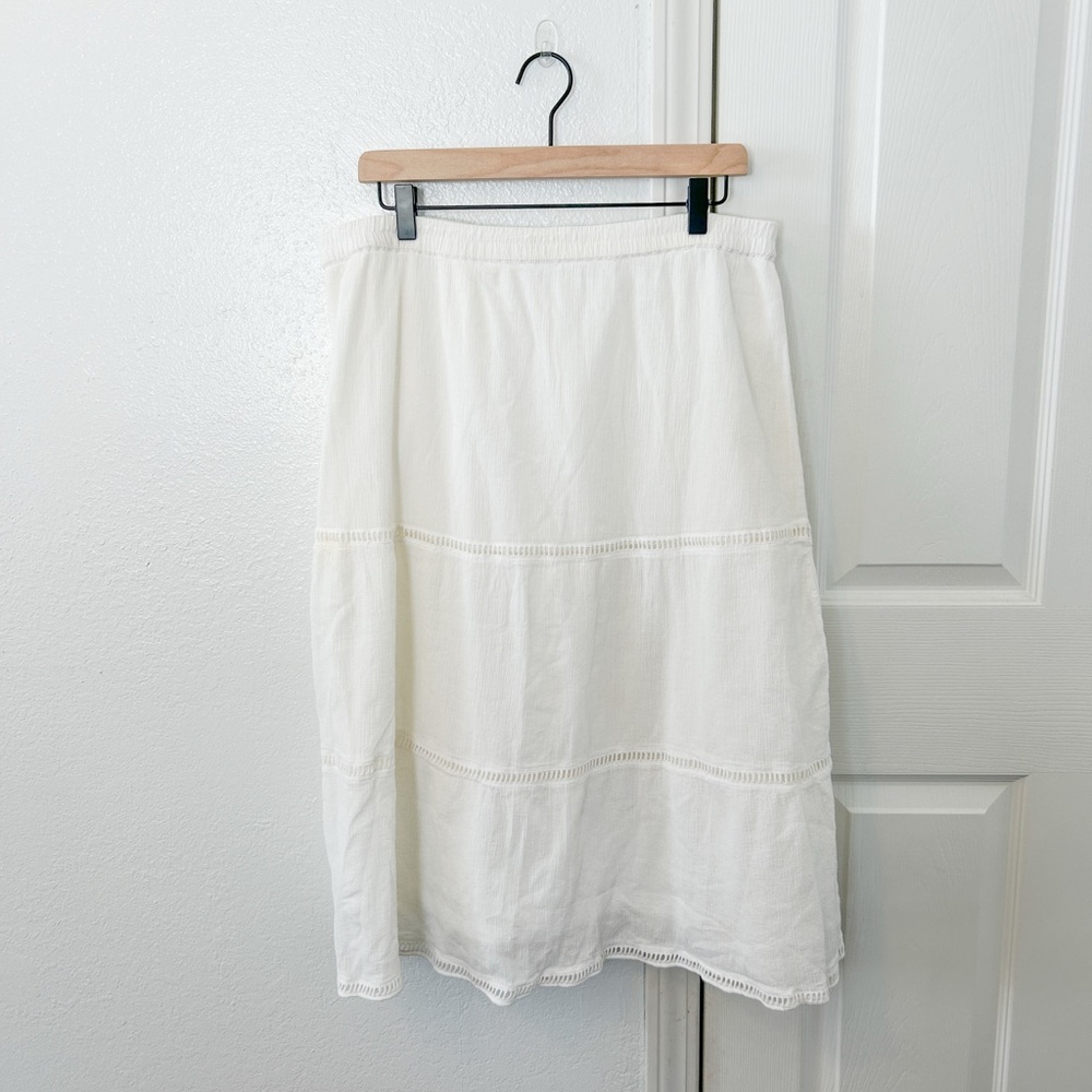 White skirt